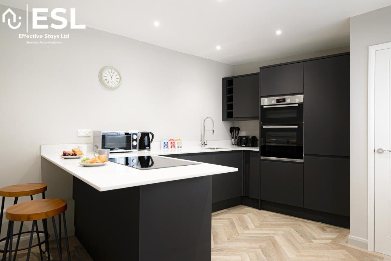 Comfy Modern 2 Bedroom Duplex Apartment With Sun Terrace Shrewsbury Luaran gambar