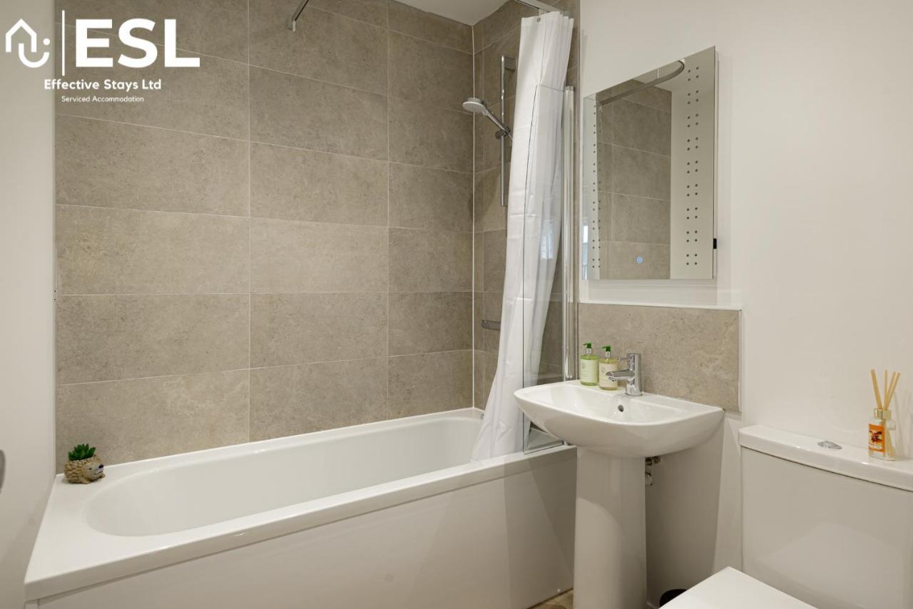 Comfy Modern 2 Bedroom Duplex Apartment With Sun Terrace Shrewsbury Luaran gambar