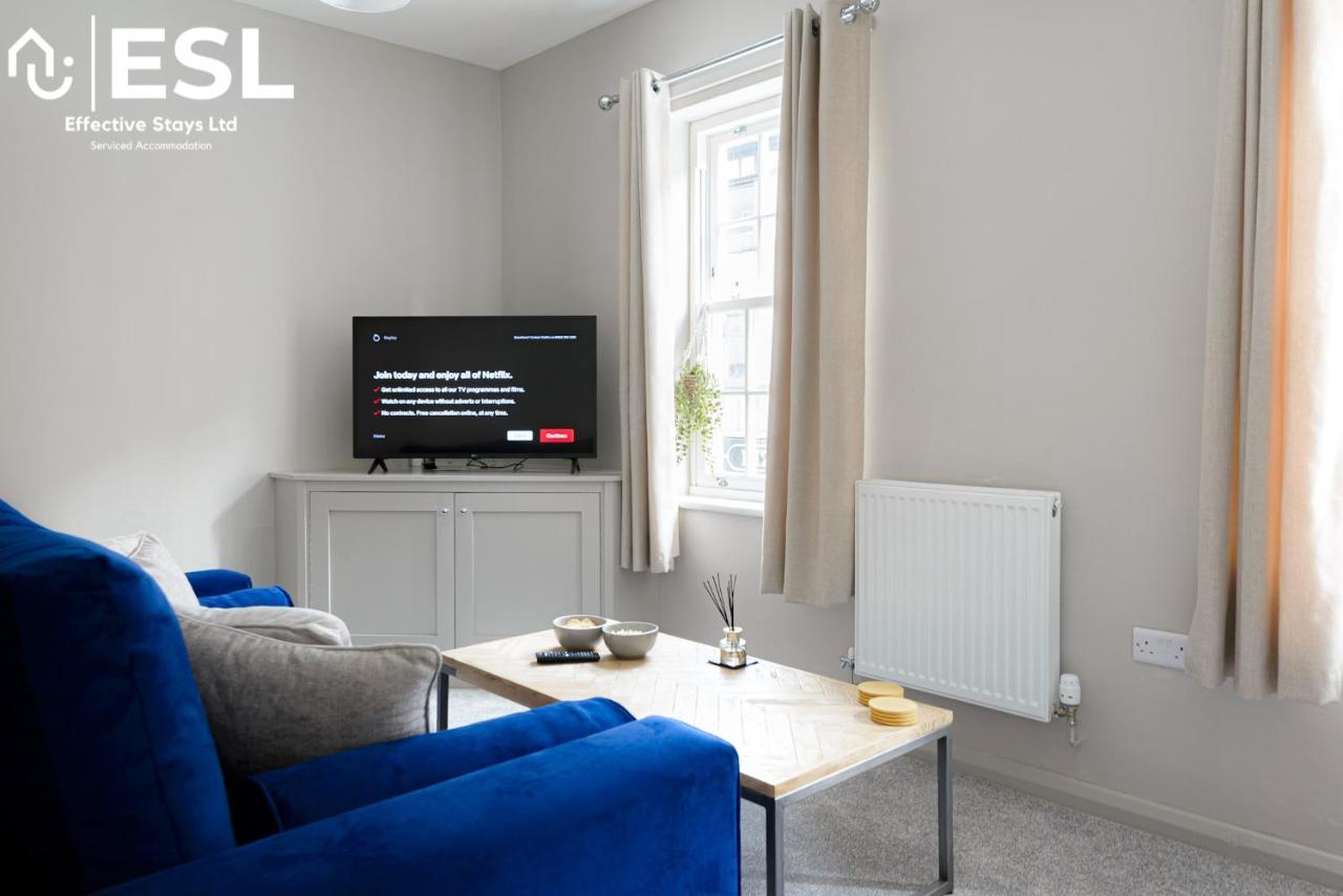 Comfy Modern 2 Bedroom Duplex Apartment With Sun Terrace Shrewsbury Luaran gambar