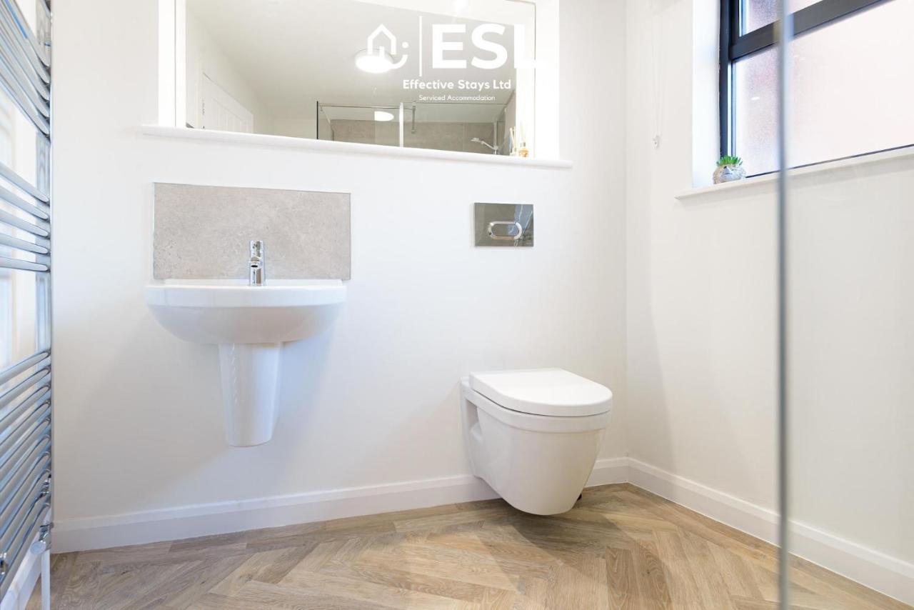 Comfy Modern 2 Bedroom Duplex Apartment With Sun Terrace Shrewsbury Luaran gambar