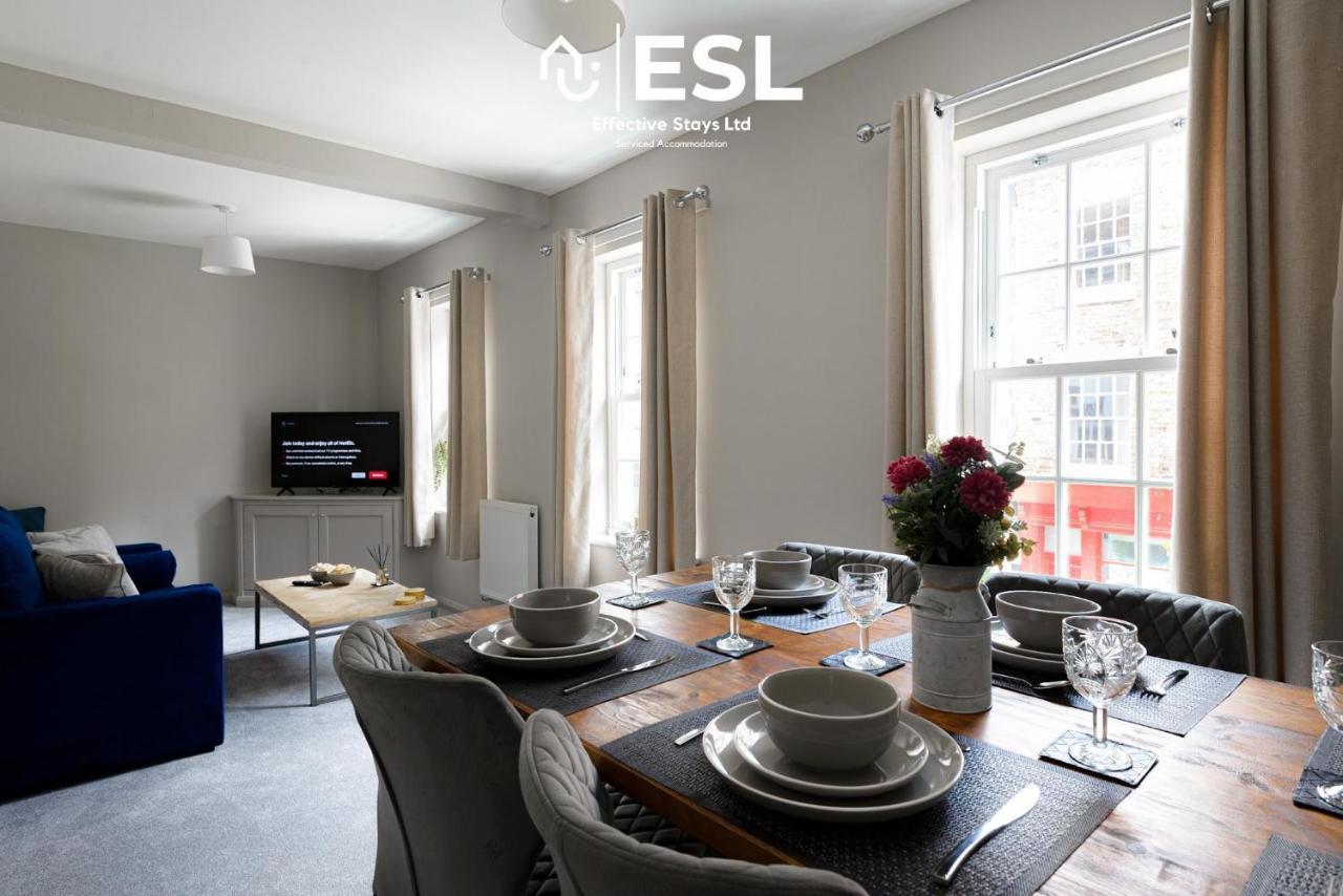 Comfy Modern 2 Bedroom Duplex Apartment With Sun Terrace Shrewsbury Luaran gambar