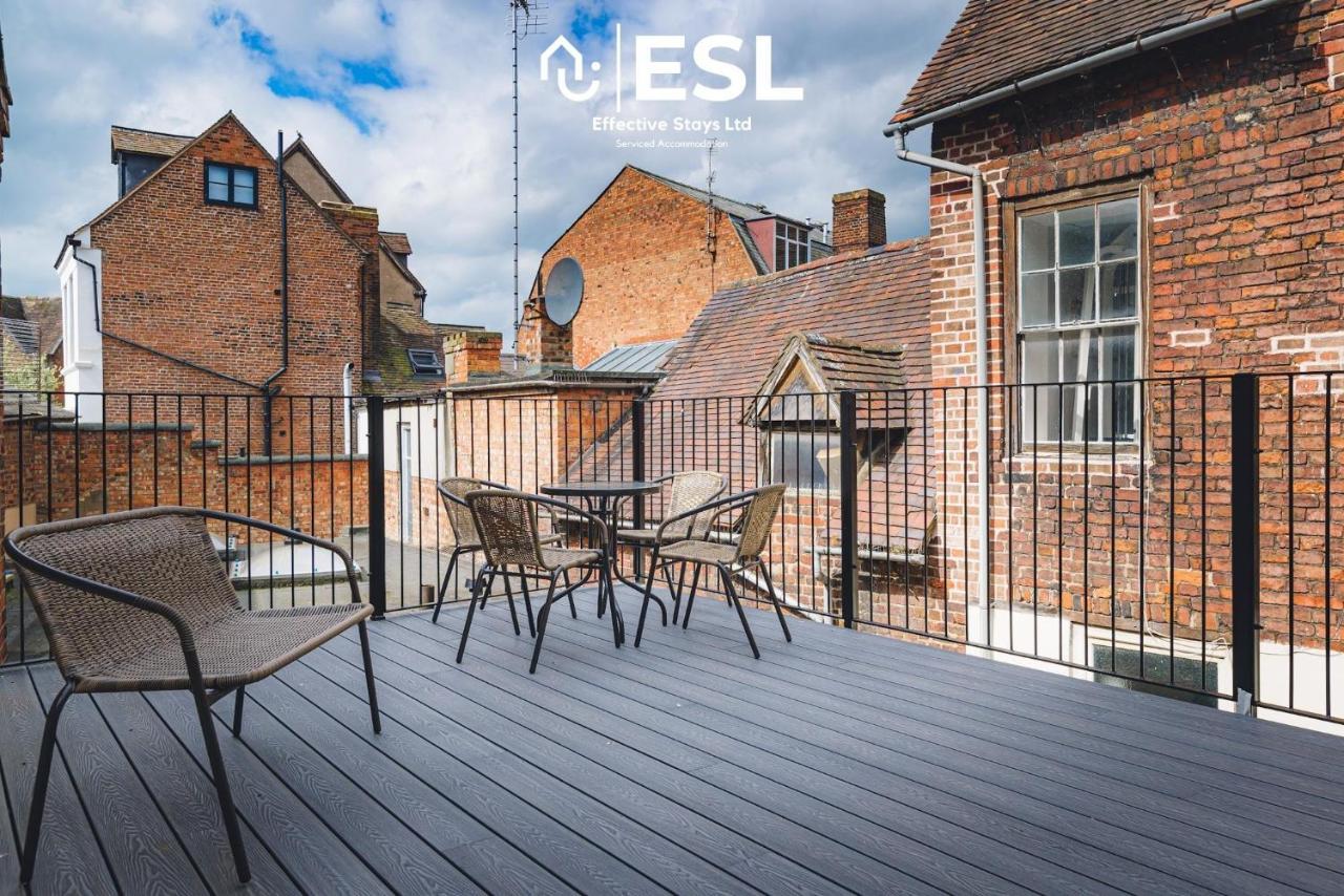 Comfy Modern 2 Bedroom Duplex Apartment With Sun Terrace Shrewsbury Luaran gambar